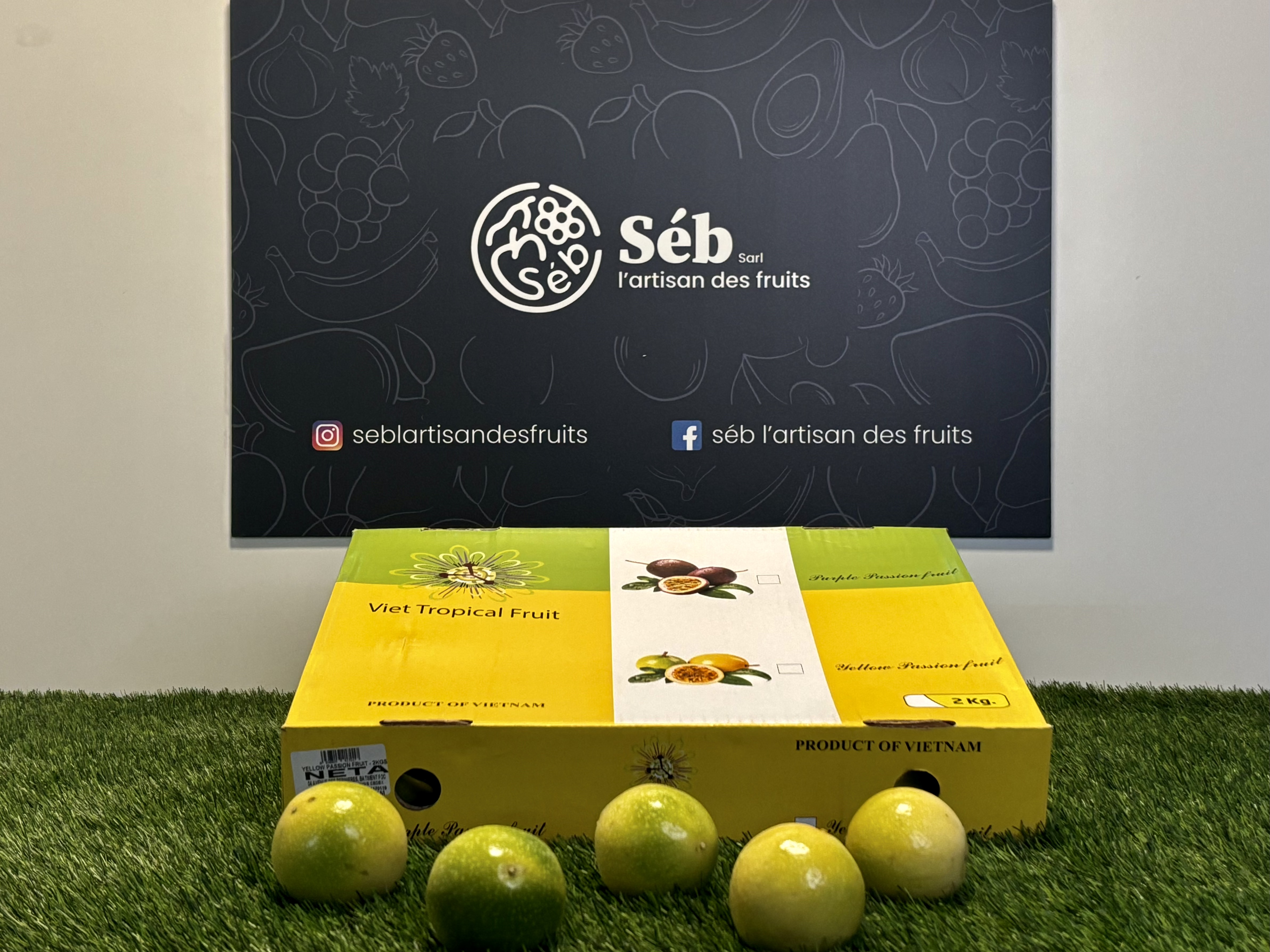 Fruit de la passion jaune.